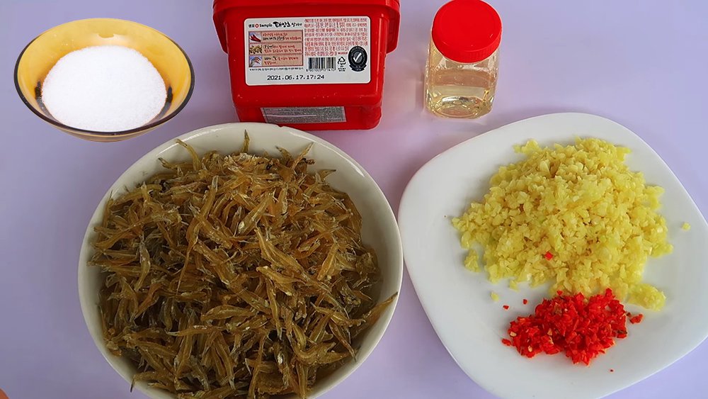 bước chuẩn bị nguyên liệu